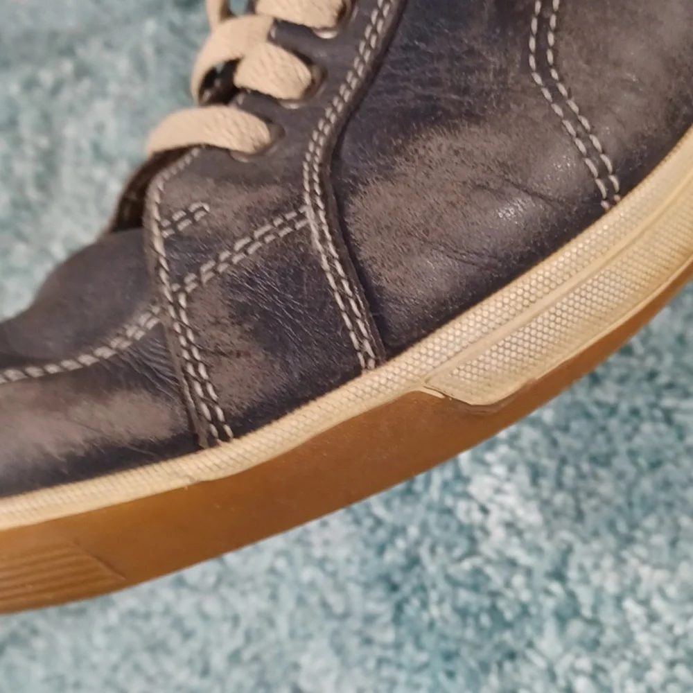 COLE HAAN Men's Blue Leather Sneakers size 9 M - Picture 12 of 16